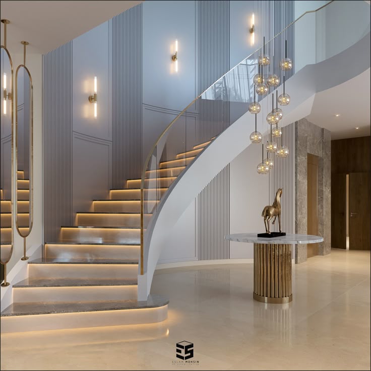 Round Staircase Glass Railing Bangalore